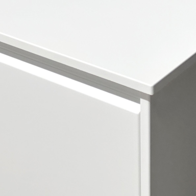 Praustuvas KAMĖ ORION 100 cm, baltas matinis Praustuvas KAMĖ ORION 100 cm, baltas matinis