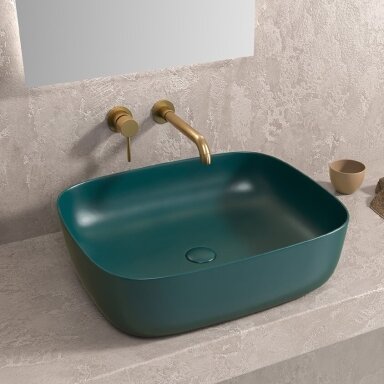 Praustuvas Karag 490x395x150mm, Verde Opaco spalva Praustuvas Karag 490x395x150mm, Verde Opaco spalva