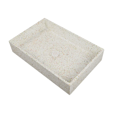 Praustuvas Karag Dion 600x390x120mm , Fruitcake spalva, su dugno vožtuvu Praustuvas Karag Dion 600x390x120mm , Fruitcake spalva, su dugno vožtuvu