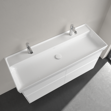 Praustuvas VILLERO&BOCH Collaro 1200x470 2 skylės maišytuvams, be perpylimo, white alpin Praustuvas VILLERO&BOCH Collaro 1200x470 2 skylės maišytuvams, be perpylimo, white alpin