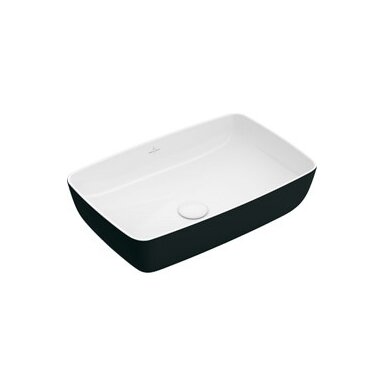 Praustuvas Villeroy & Boch Artis juodos spalvos 58X38cm Praustuvas Villeroy & Boch Artis juodos spalvos 58X38cm