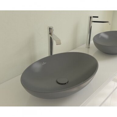 Praustuvas Villeroy&Boch LOOP&FRIENDS 560x360 graphite spalvos Praustuvas Villeroy&Boch LOOP&FRIENDS 560x360 graphite spalvos
