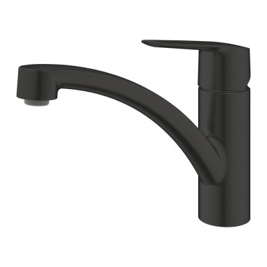 Praustuvo maišytuvas GROHE QUICKFIX,  juodas matinis