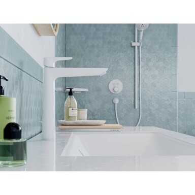 Praustuvo maišytuvas Hansgrohe Talis E, balta spalva Praustuvo maišytuvas Hansgrohe Talis E, balta spalva