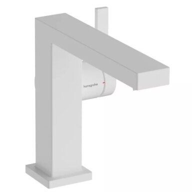 Praustuvo maišytuvas Hansgrohe Tecturis E 110 be dugno vožtuvo, balta matinė