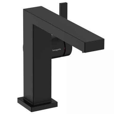 Praustuvo maišytuvas Hansgrohe Tecturis E 110 be dugno vožtuvo, juoda matinė