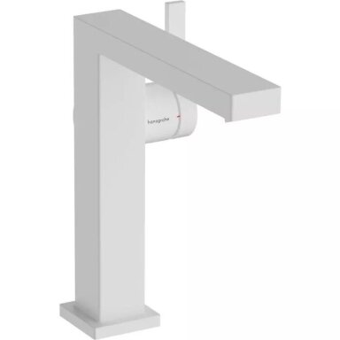 Praustuvo maišytuvas Hansgrohe Tecturis E 150 be dugno vožtuvo, balta matinė