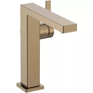Praustuvo maišytuvas Hansgrohe Tecturis E 150 be dugno vožtuvo, šveista bronza
