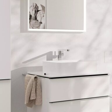 Praustuvo maišytuvas Hansgrohe Tecturis E 240 be dugno vožtuvo, chromas Praustuvo maišytuvas Hansgrohe Tecturis E 240 be dugno vožtuvo, chromas