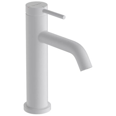 Praustuvo maišytuvas Hansgrohe Tecturis S 110 su dugno vožtuvu, balta matinė Praustuvo maišytuvas Hansgrohe Tecturis S 110 su dugno vožtuvu, balta matinė