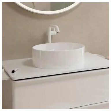 Praustuvo maišytuvas Hansgrohe Tecturis S 240 su dugno vožtuvu, balta matinė
