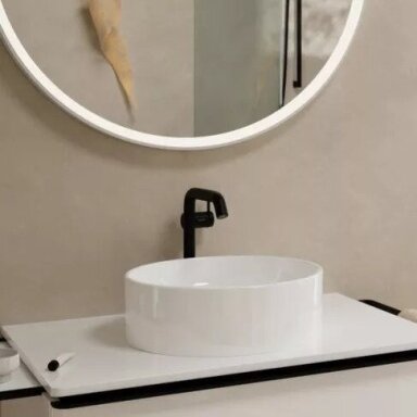 Praustuvo maišytuvas Hansgrohe Tecturis S 240 su dugno vožtuvu, juoda matinė Praustuvo maišytuvas Hansgrohe Tecturis S 240 su dugno vožtuvu, juoda matinė