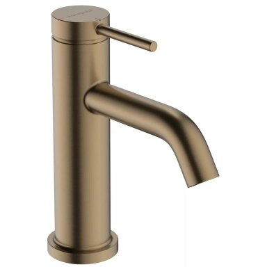 Praustuvo maišytuvas Hansgrohe Tecturis S 80 be dugno vožtuvo, šlifuota bronza Praustuvo maišytuvas Hansgrohe Tecturis S 80 be dugno vožtuvo, šlifuota bronza
