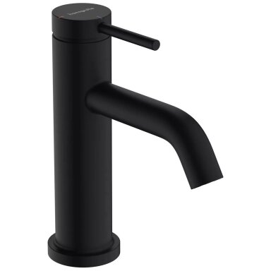 Praustuvo maišytuvas Hansgrohe Tecturis S 80 su dugno vožtuvu, juoda matinė