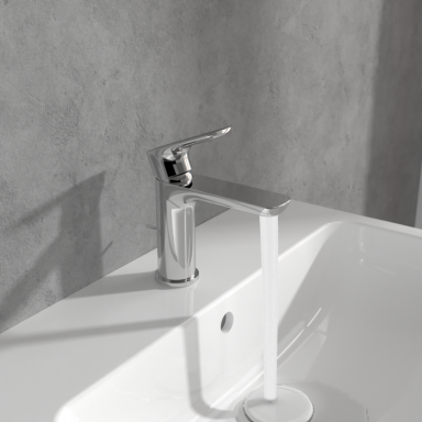 Praustuvo maišytuvas Villeroy&Boch O.novo su dugno vožtuvu Praustuvo maišytuvas Villeroy&Boch O.novo su dugno vožtuvu