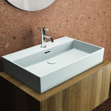 Praustuvas Ideal Standard Extra, matmenys: 700x450x150mm, montuojamas ant stalviršio (šlifuota apačia) arba ant sienos 1 Praustuvas Ideal Standard Extra, matmenys: 700x450x150mm, montuojamas ant stalviršio (šlifuota apačia) arba ant sienos 1