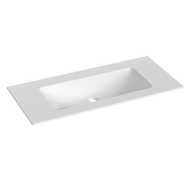 Praustuvas KAMĖ ORION 100 cm, baltas matinis
