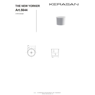 Praustuvas Kerasan New York 2