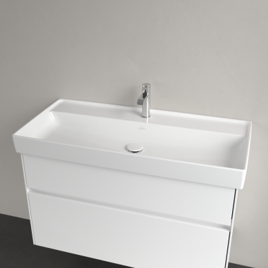 Praustuvas VILLEROY&BOCH Collaro 1000x470 be perpylimo Ceramilc Plus danga, white alpin 1 Praustuvas VILLEROY&BOCH Collaro 1000x470 be perpylimo Ceramilc Plus danga, white alpin 1