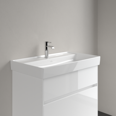 Praustuvas VILLEROY&BOCH Collaro 800x465x160mm, be perpylimo, white alpin 2 Praustuvas VILLEROY&BOCH Collaro 800x465x160mm, be perpylimo, white alpin 2