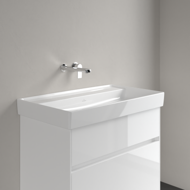 Praustuvas VILLEROY&BOCH Collaro 800x465x160mm be skylės maišytuvui be perpylimo, white alpin 2