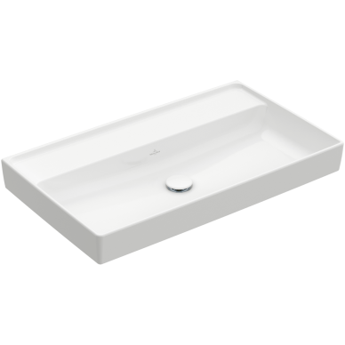 Praustuvas VILLEROY&BOCH Collaro 800x465x160mm be skylės maišytuvui be perpylimo, white alpin