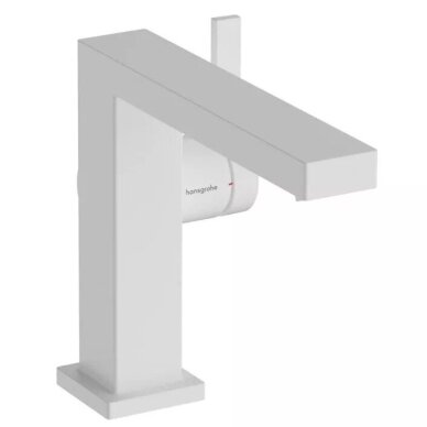 Praustuvo maišytuvas Hansgrohe Tecturis E 110 be dugno vožtuvo, balta matinė