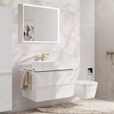 Praustuvo maišytuvas Hansgrohe Tecturis E 240 su dugno vožtuvu, šveista bronza 2 Praustuvo maišytuvas Hansgrohe Tecturis E 240 su dugno vožtuvu, šveista bronza 2