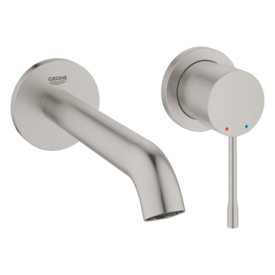 Praustuvo maišytuvas iš sienos GROHE Essence, 183 mm ilgio, nerūdijnčio plieno spalvos Praustuvo maišytuvas iš sienos GROHE Essence, 183 mm ilgio, nerūdijnčio plieno spalvos