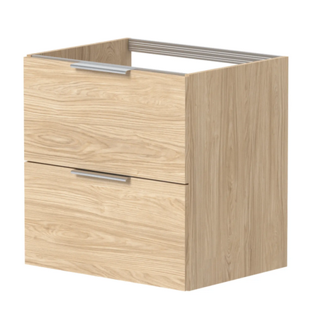 Praustuvo spintelė Kamė LIRIS 590x455x600 mm LIGHT OAK Praustuvo spintelė Kamė LIRIS 590x455x600 mm LIGHT OAK