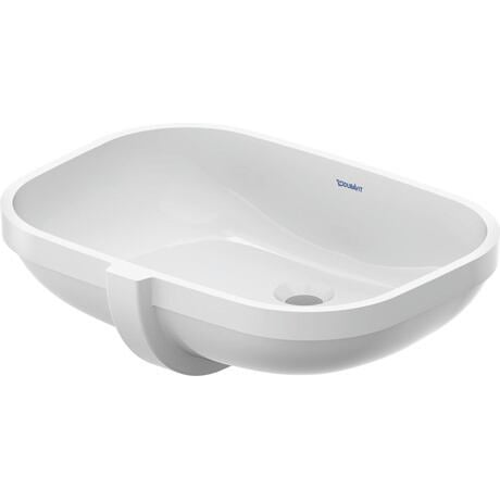 Praustuvas Duravit D-Code 59x45,5 cm, montuojamas iš apačios 1 Praustuvas Duravit D-Code 59x45,5 cm, montuojamas iš apačios 1