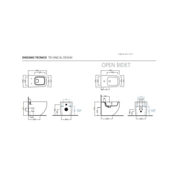 Pristatomas unitazas Hatria NEXT PURE RIM RIMLESS su soft close dangčiu 3