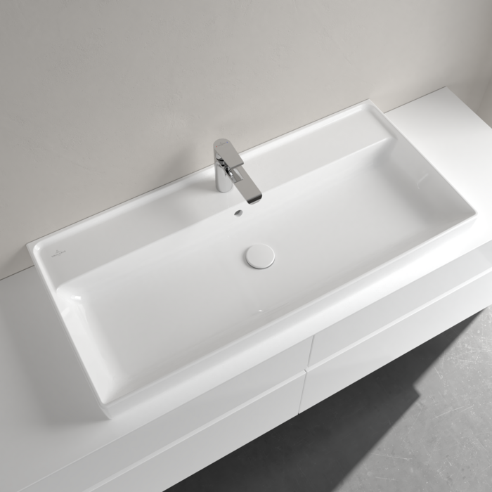 Praustuvas VILLEROY&BOCH Collaro 1000x470x160mm, šlifuota apačia Ceramic Plus danga, white alpin 4