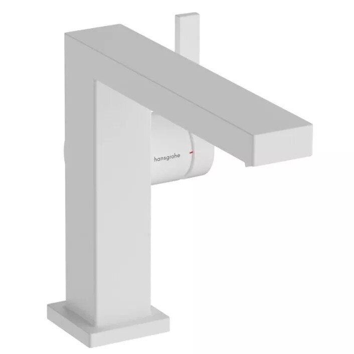 Praustuvo maišytuvas Hansgrohe Tecturis E 110 be dugno vožtuvo, balta matinė Praustuvo maišytuvas Hansgrohe Tecturis E 110 be dugno vožtuvo, balta matinė