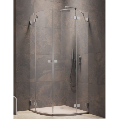Pusapvalė dušo kabina Radaway Essenza Pro Brushed Nickel PDD, skaidrus stiklas Pusapvalė dušo kabina Radaway Essenza Pro Brushed Nickel PDD, skaidrus stiklas