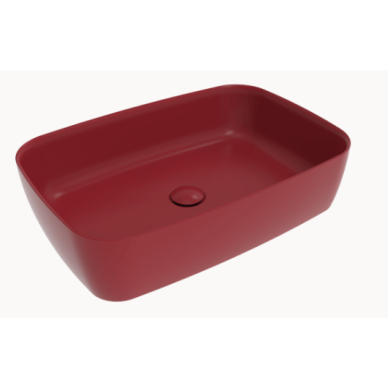 Flaminia Play 62x42xH16 pastatomas ant stalviršio praustuvas, spalvų pasirinkimas 18