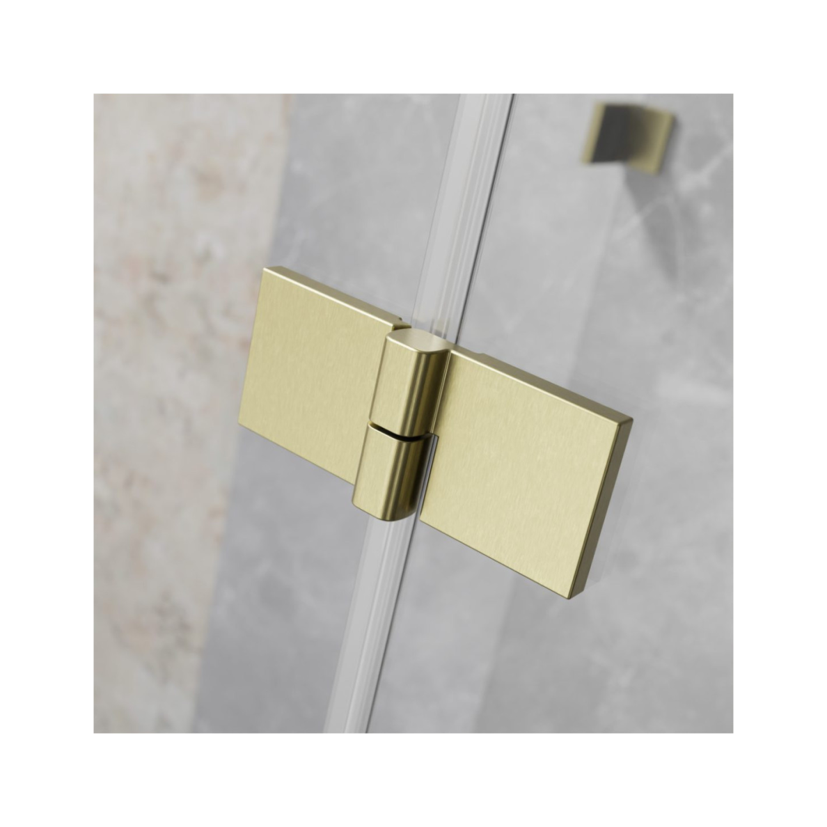 Radaway Essenza Brushed Gold DWJ dušo durys, skaidrus stiklas 5 Radaway Essenza Brushed Gold DWJ dušo durys, skaidrus stiklas 5