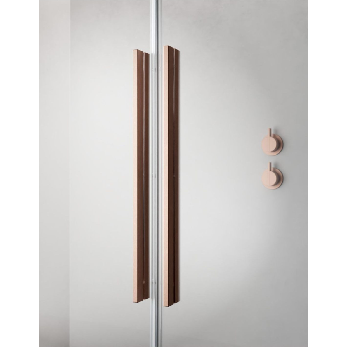 Radaway Furo Brushed Copper DWJ dušo durys, skaidrus stiklas 2