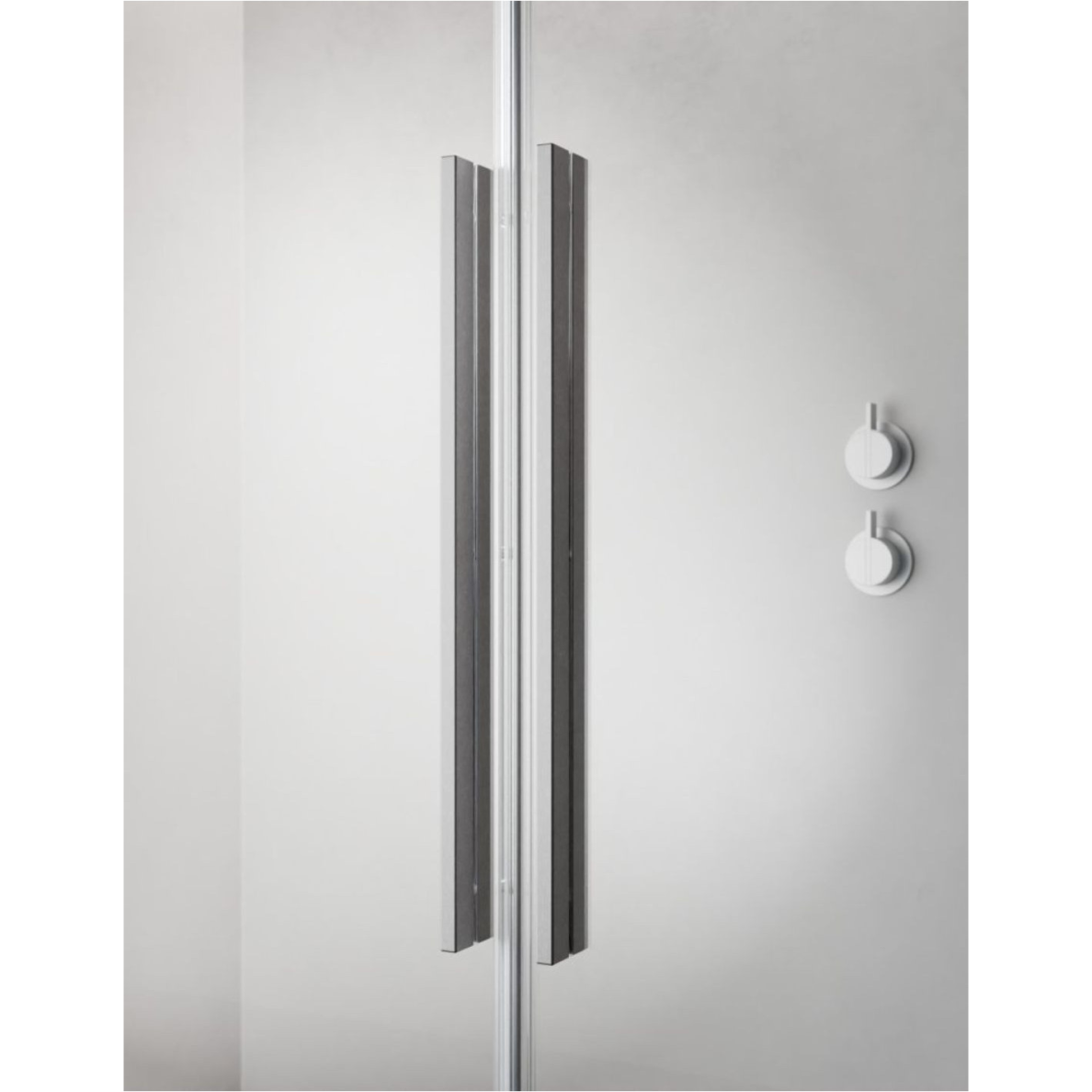 Radaway Furo Brushed Nickel DWJ dušo durys, skaidrus stiklas 6 Radaway Furo Brushed Nickel DWJ dušo durys, skaidrus stiklas 6