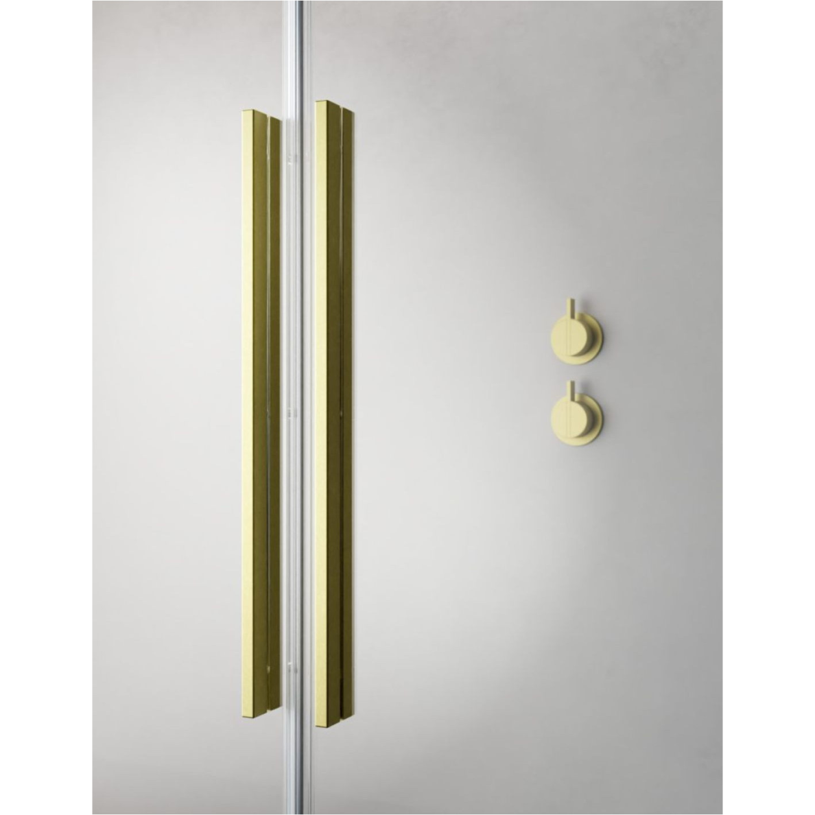 Radaway Furo SL Brushed Gold KDD kampinė dušo kabina 2 Radaway Furo SL Brushed Gold KDD kampinė dušo kabina 2