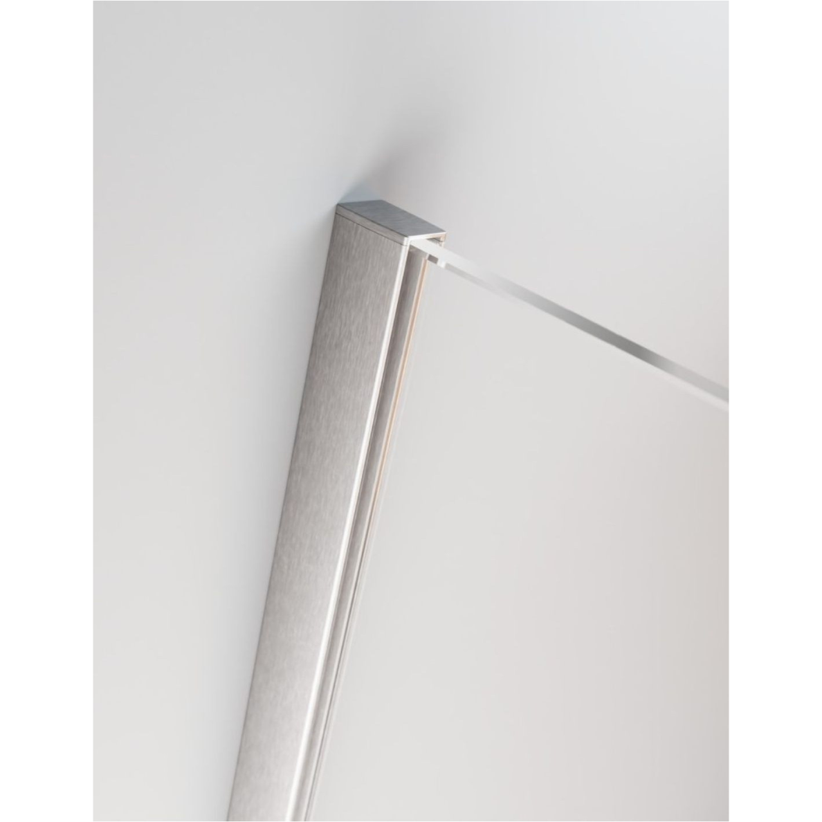Radaway Modo New Brushed Nickel II nejudanti dušo sienelė su pakaba, skaidrus stiklas 3 Radaway Modo New Brushed Nickel II nejudanti dušo sienelė su pakaba, skaidrus stiklas 3