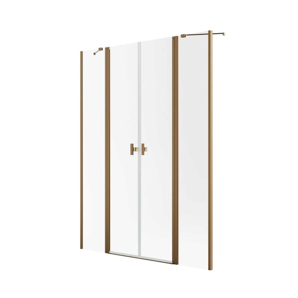 Radaway NES Brushed Copper DWD II dušo durys 1