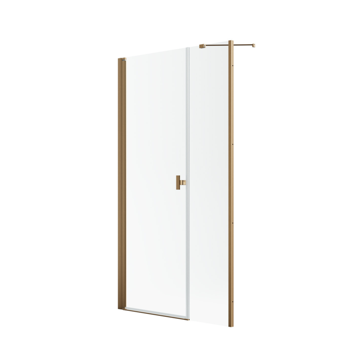 Radaway Nes Brushed Copper DWS dušo durys, skaidrus stiklas 1 Radaway Nes Brushed Copper DWS dušo durys, skaidrus stiklas 1