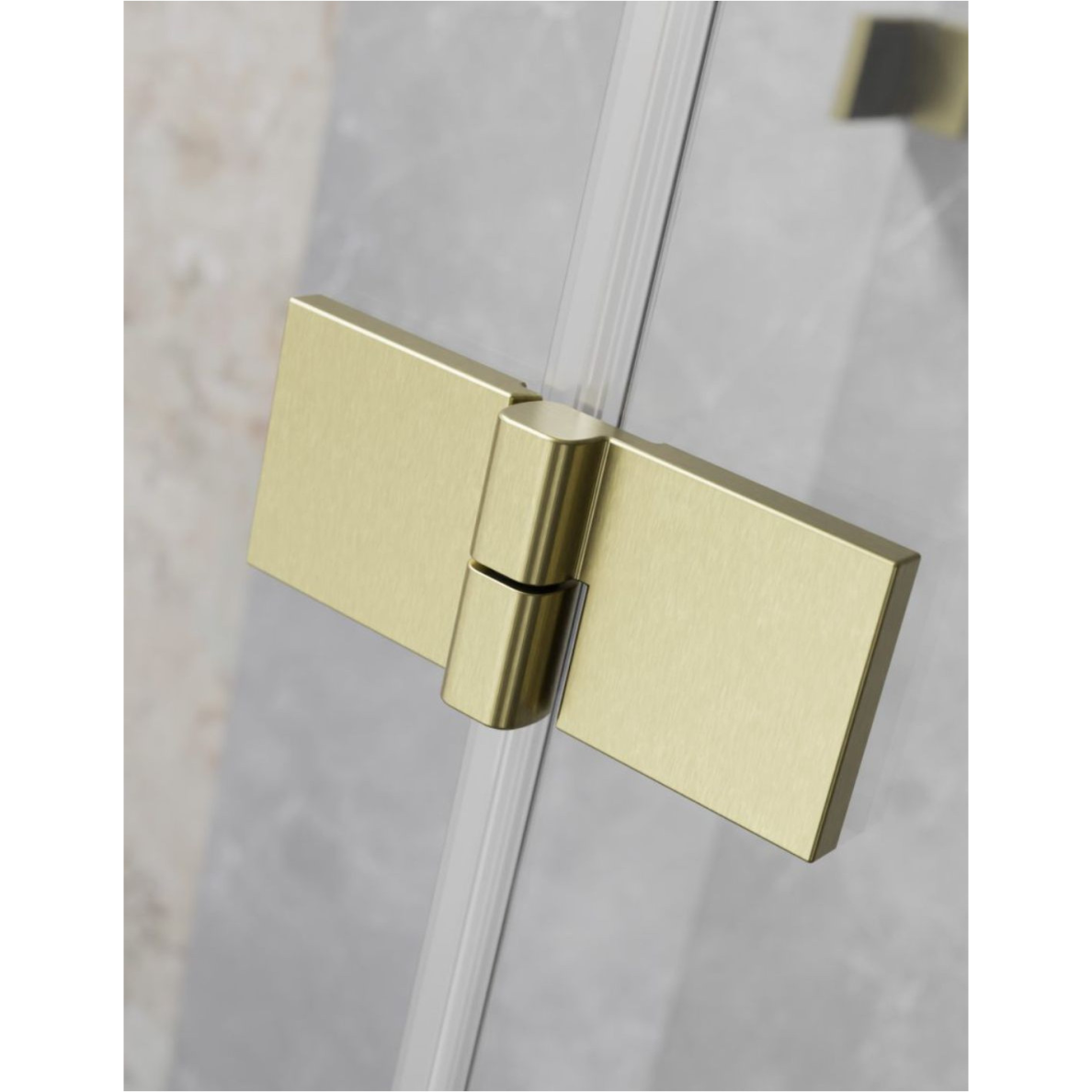 Radaway Nes Brushed Gold Walk-in KDD B dušo kabina 1