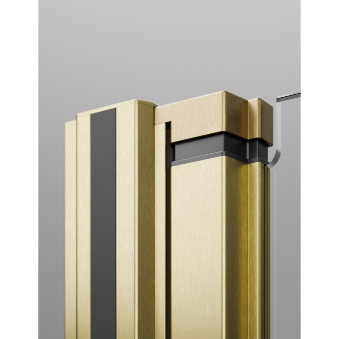 Radaway Nes Brushed Gold Walk-in KDD B dušo kabina 4 Radaway Nes Brushed Gold Walk-in KDD B dušo kabina 4