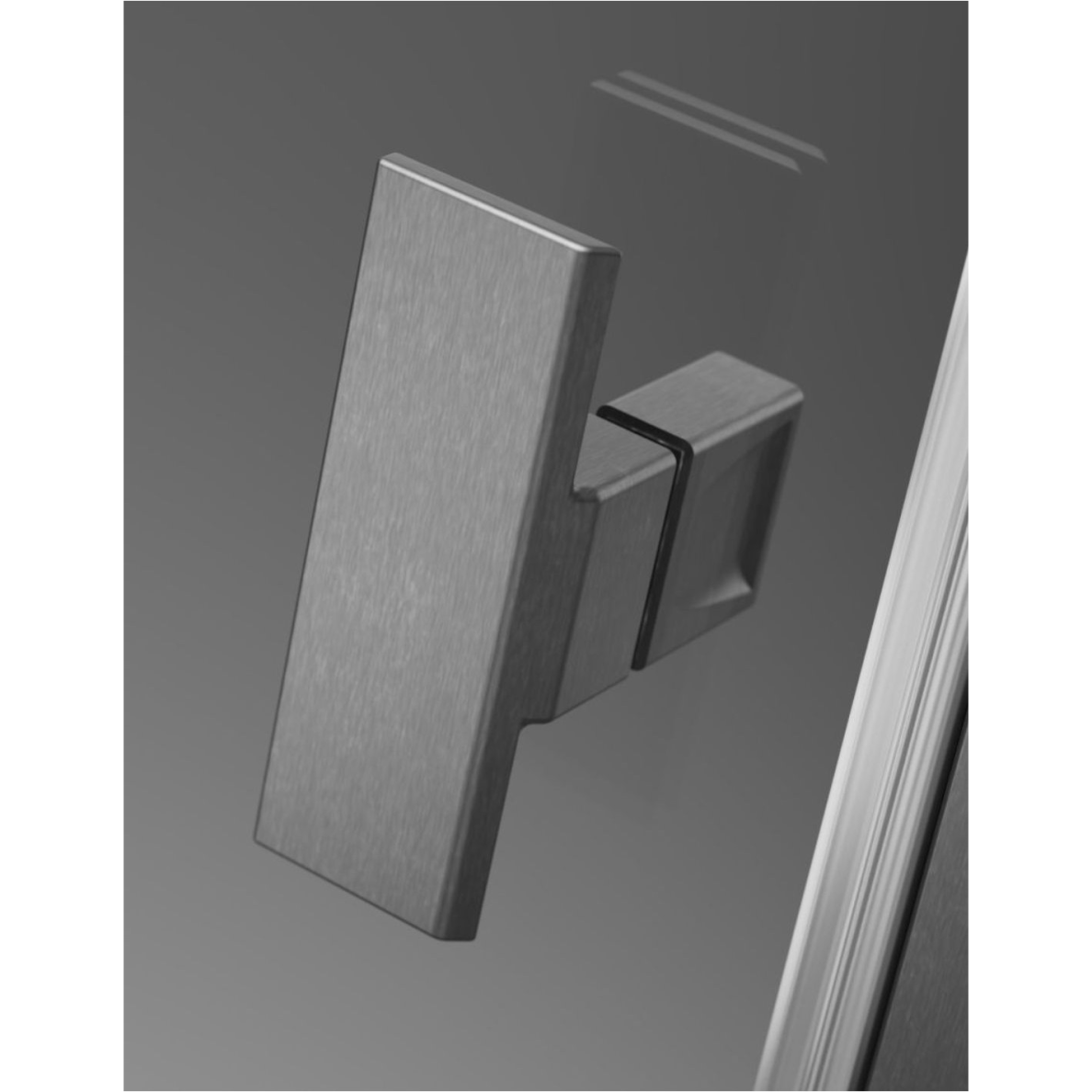 Radaway Nes Brushed Gun Metal Walk-in KDD II dušo kabina 6 Radaway Nes Brushed Gun Metal Walk-in KDD II dušo kabina 6