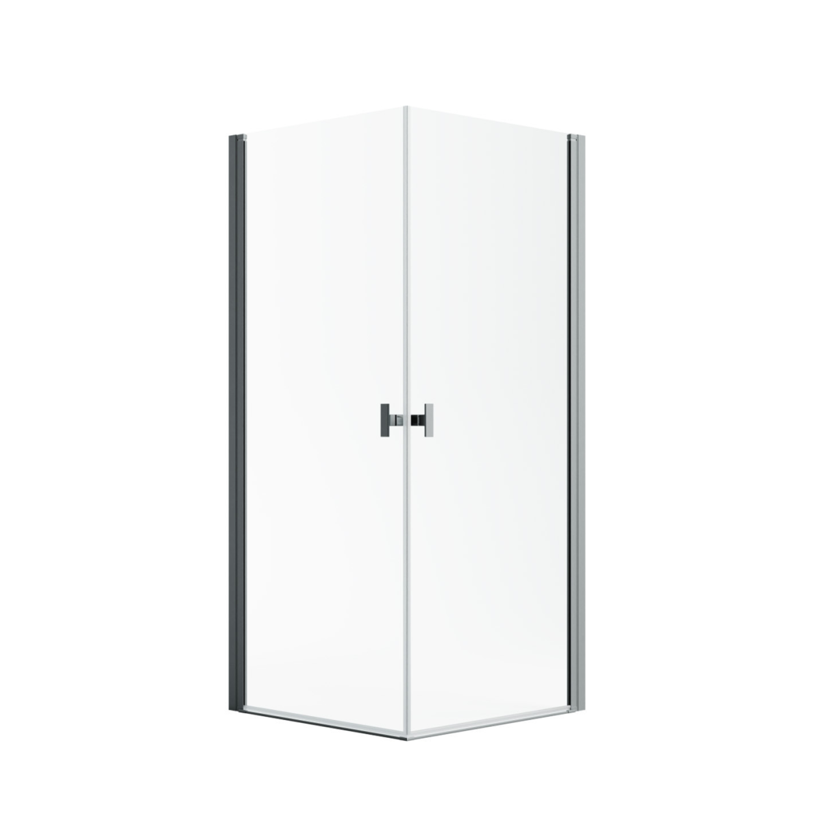 Radaway NES Brushed GunMetal KDD I kampinė dušo kabina, skaidrus stiklas 1