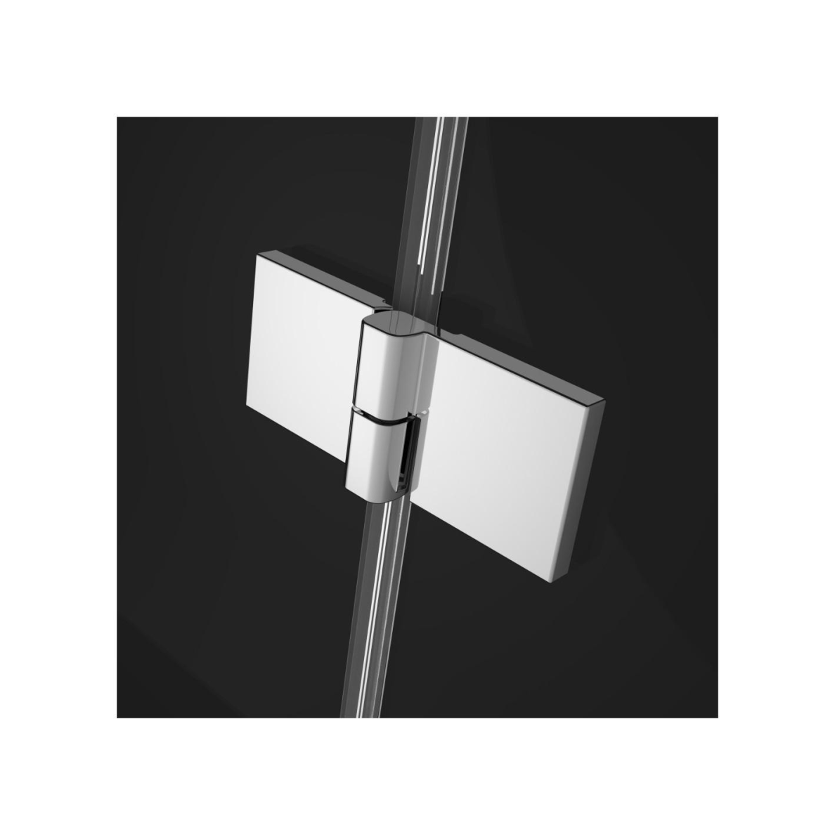Radaway Nes Brushed Nickel DWB dušo durys 4 Radaway Nes Brushed Nickel DWB dušo durys 4