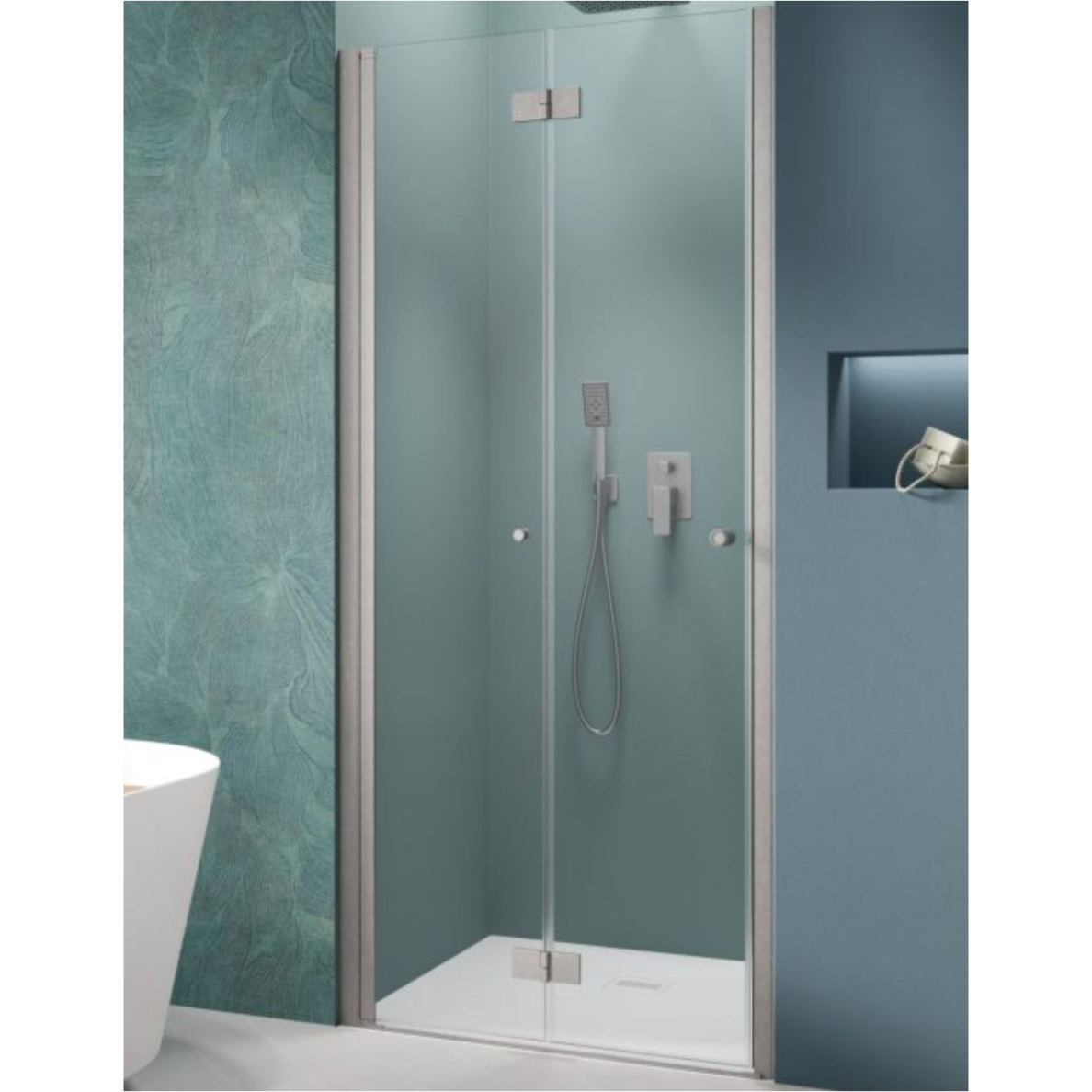 Radaway Nes Brushed Nickel DWB dušo durys