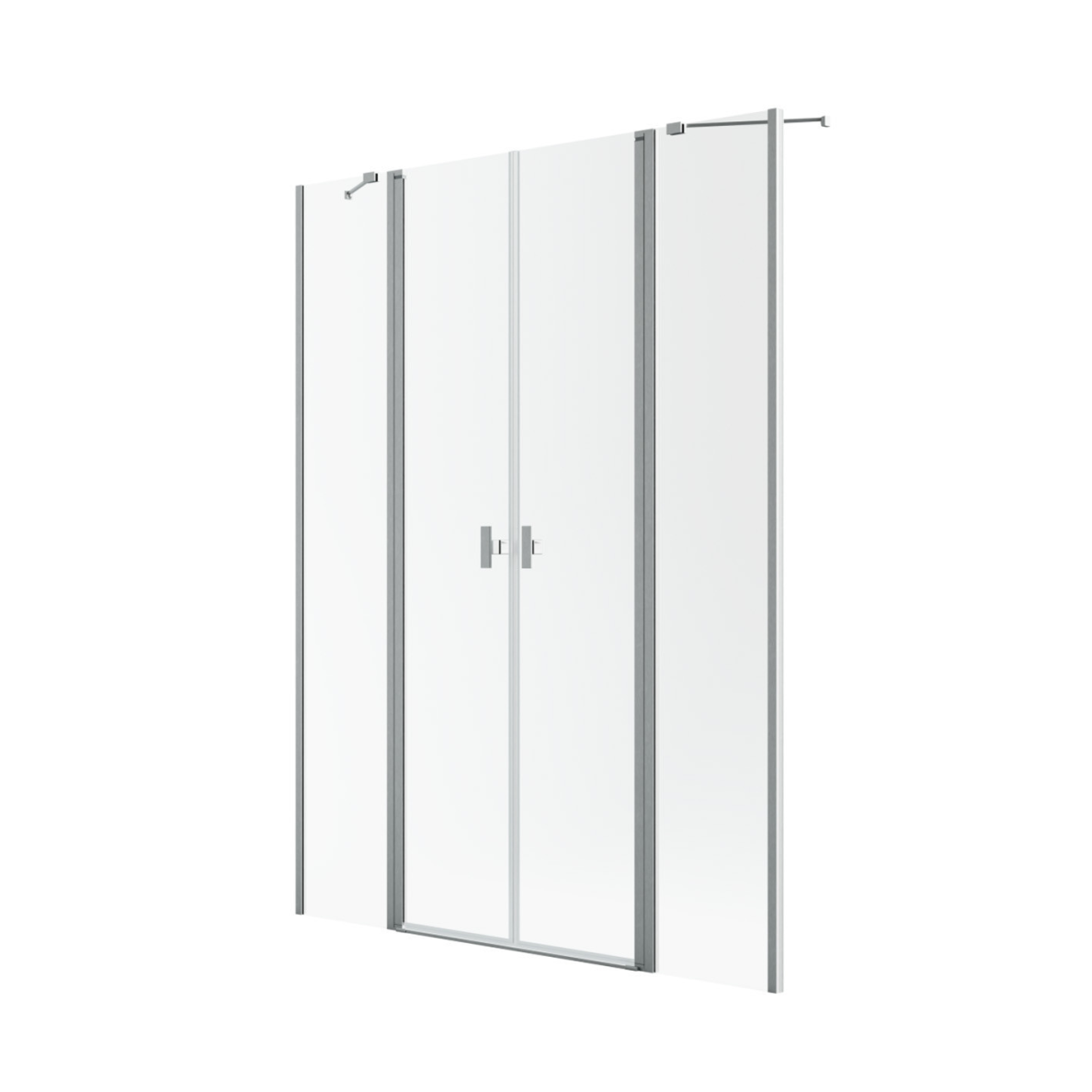Radaway NES Brushed Nickel DWD II dušo durys 1